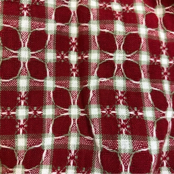 Vintage 90s Northern Reflections Pull On Gingham Flower Print Shorts M - Picture 6 of 10